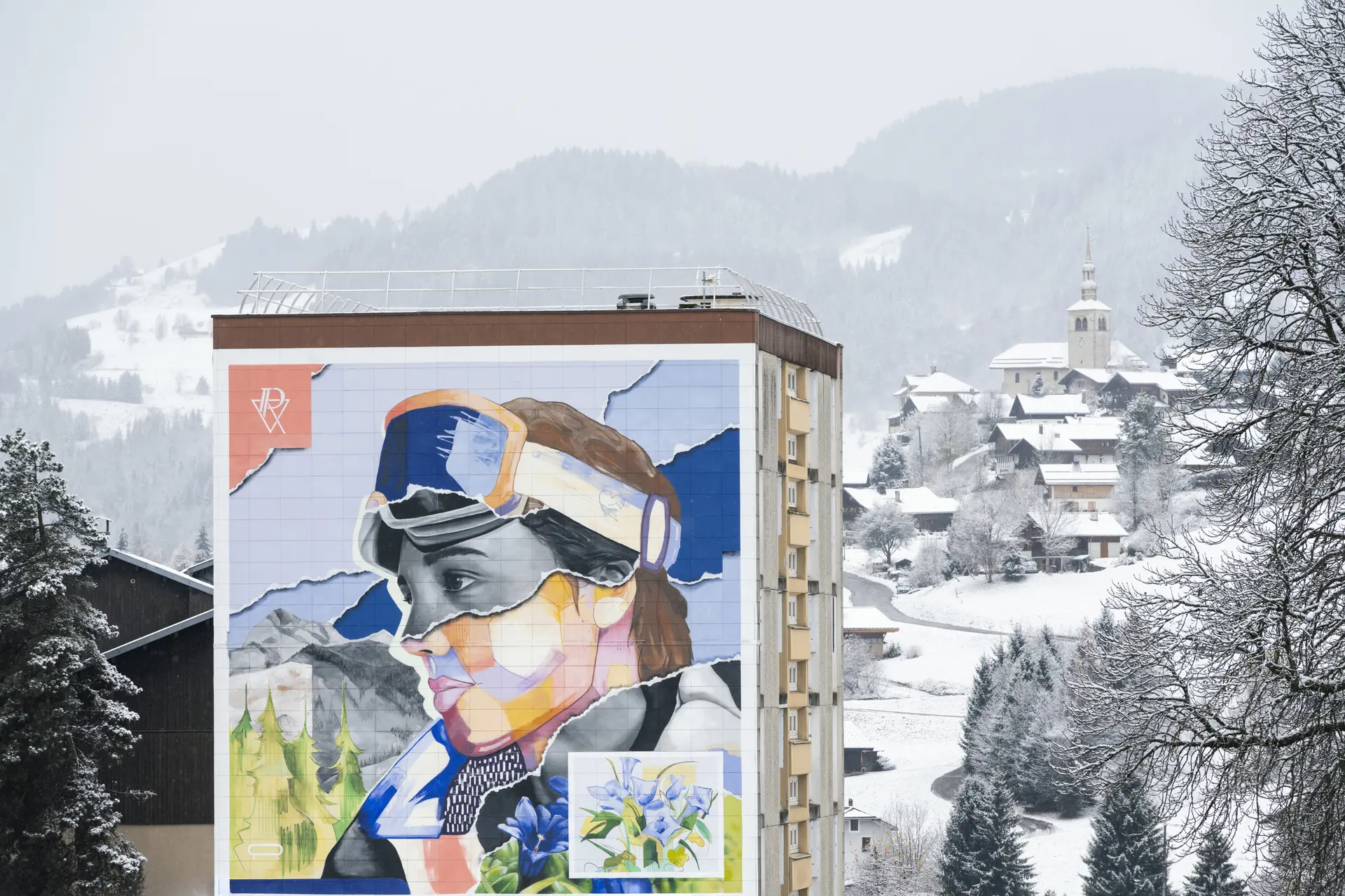Fresque de Flumet - Street Art