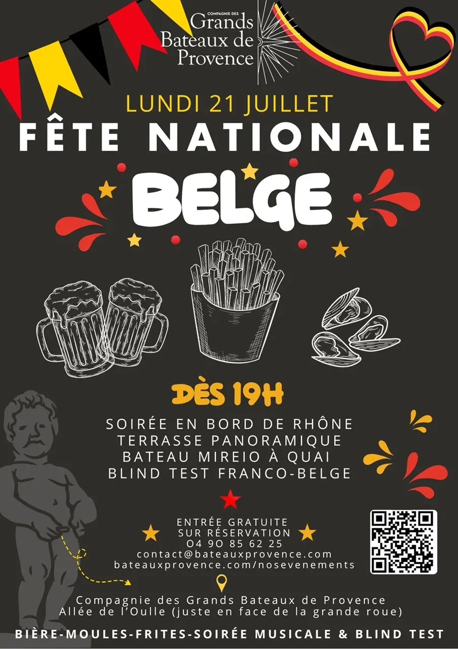 Fête nationale belge à bord_Avignon