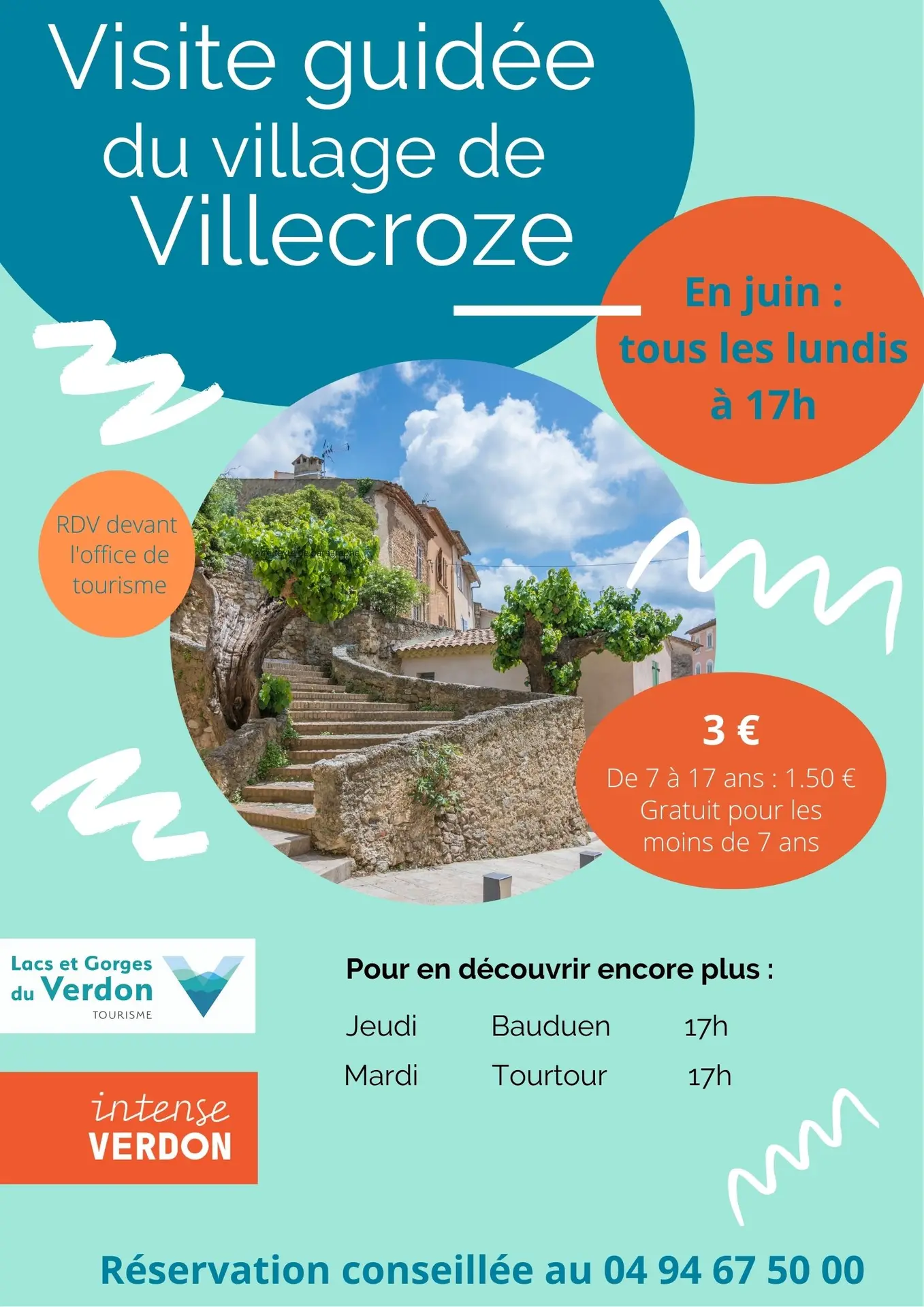isite guidée du village de Villecroze