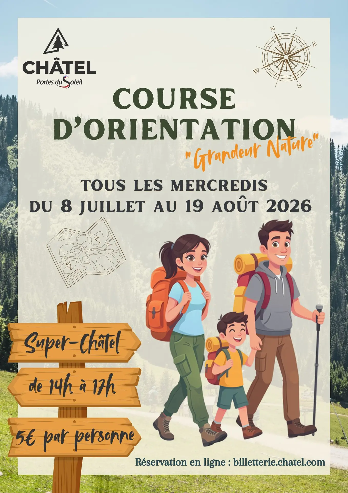 Course d'orientation grandeur nature_Châtel