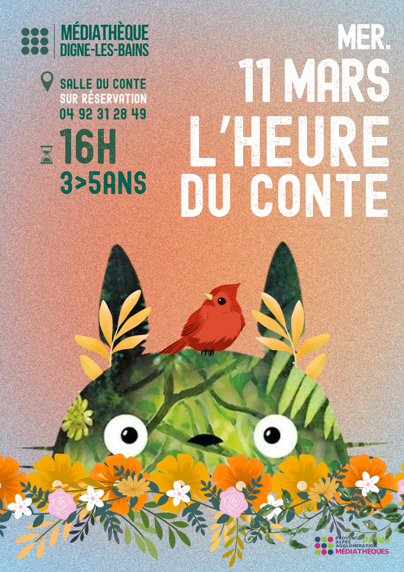 Affiche de l'heure du conte