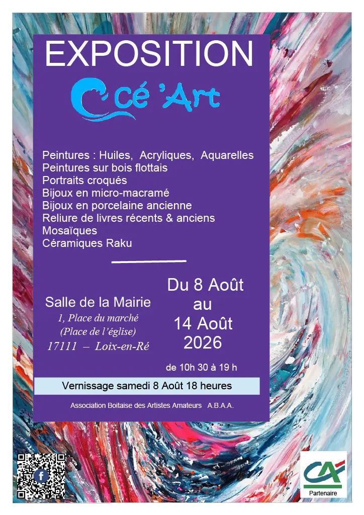 Ausstellung „Océ'Art“: Malerei, Schmuck, Buchbinderei, Mosaik, Keramik_Loix