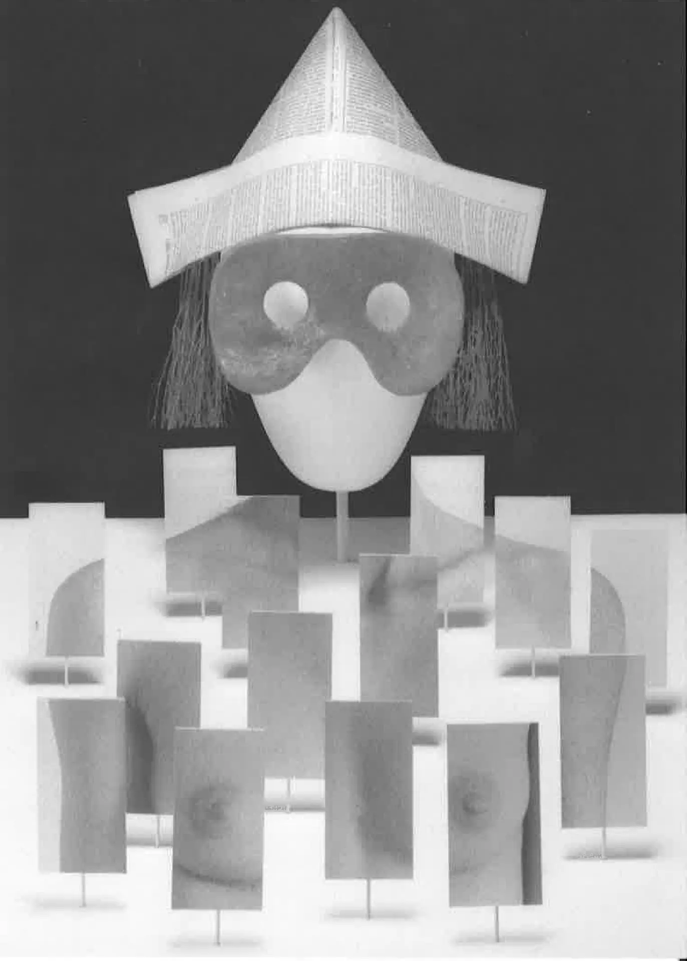 photomontage noir et blanc