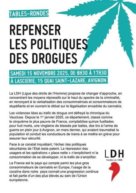 Journée d'études : Repenser les politiques des drogues