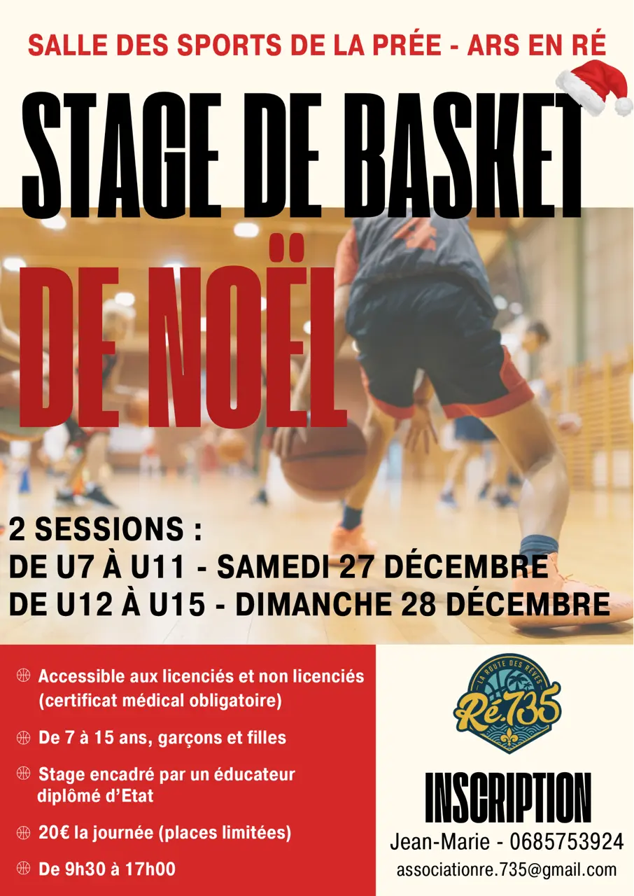 Stage de basket de Noël_Ars-en-Ré