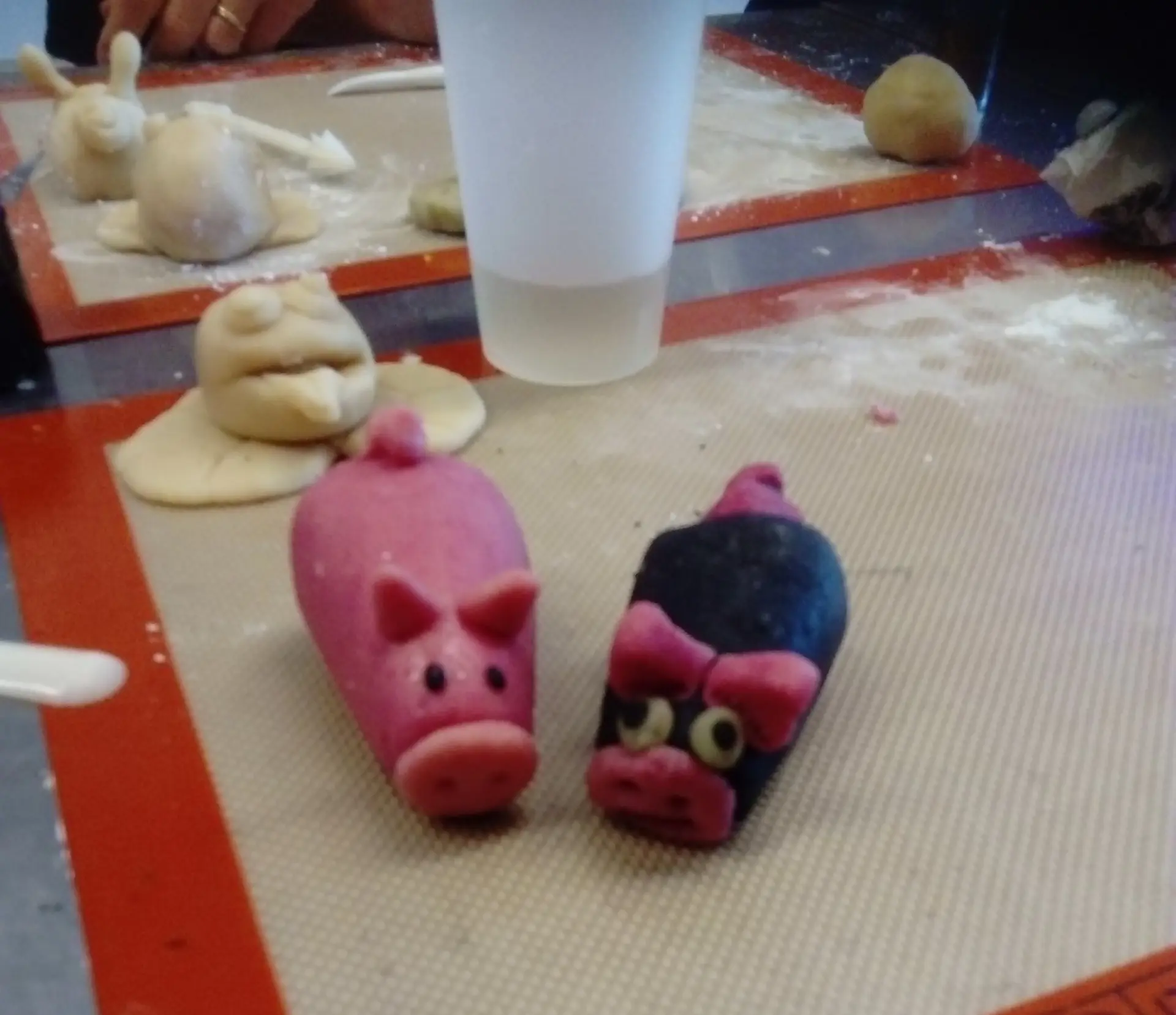 Cochon en pâte d'amande