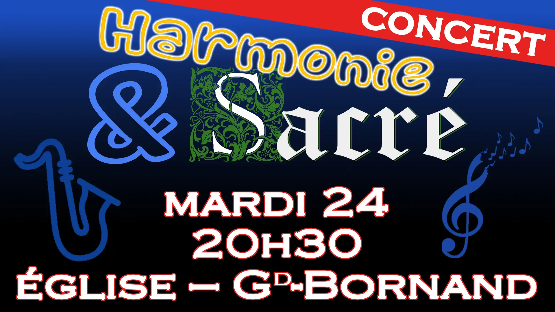 Affiche du concert