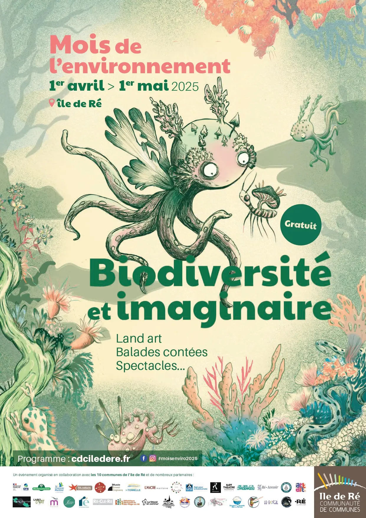 Affiche Le mois de l'environnement 2025
