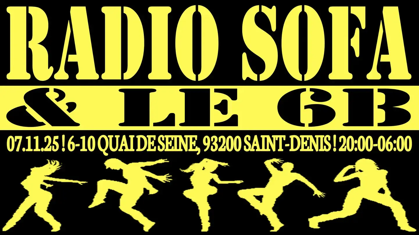 Soirée - Radio Sofa & le 6b_Saint-Denis