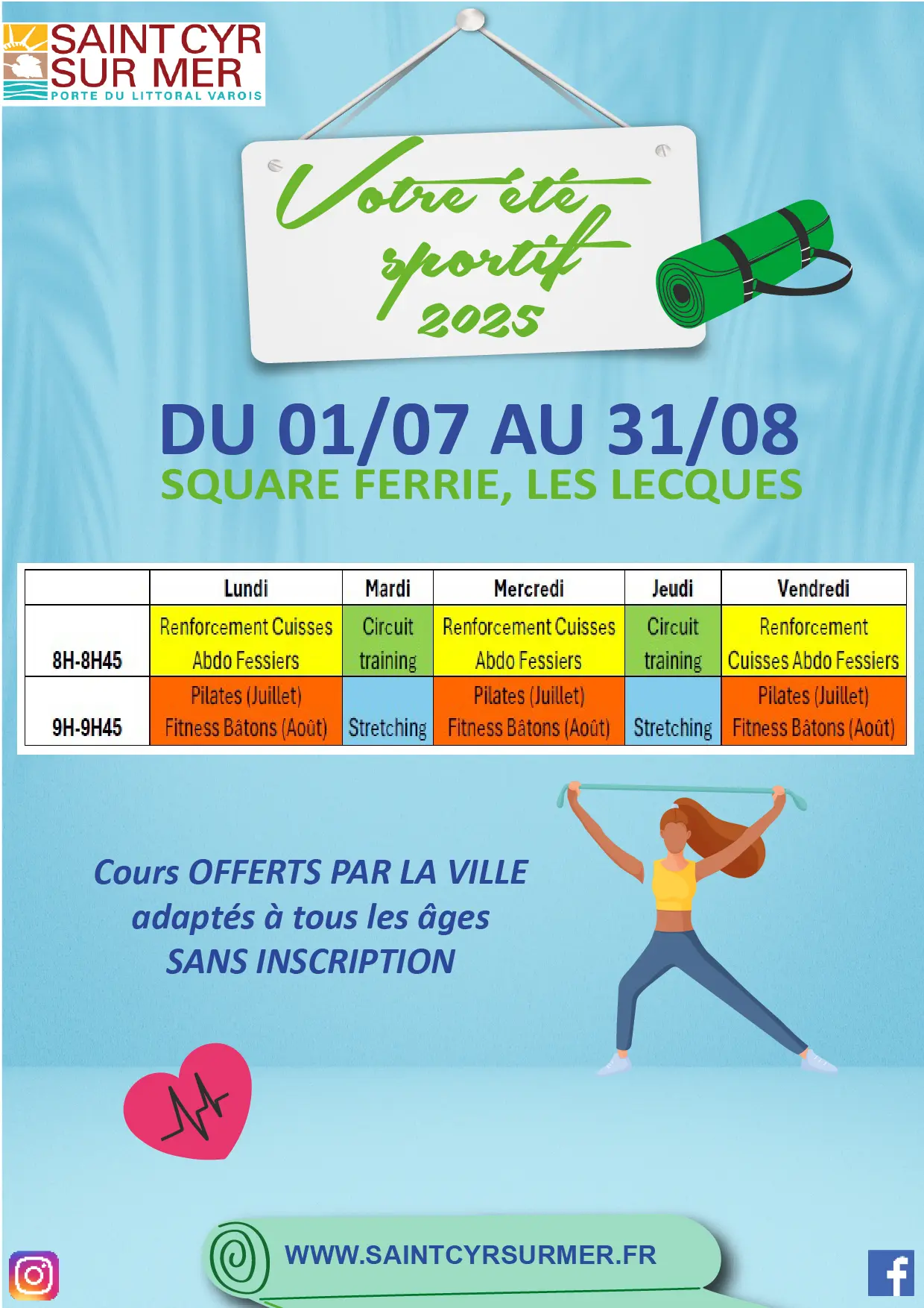 Renforcement musculaire Saint-Cyr-sur-Mer