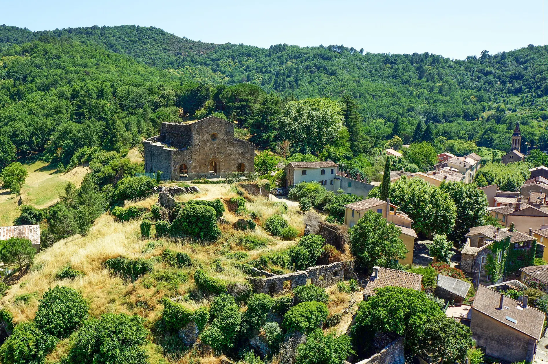 Ruine der Stätte von Saint-Pons - © OT Collobrières