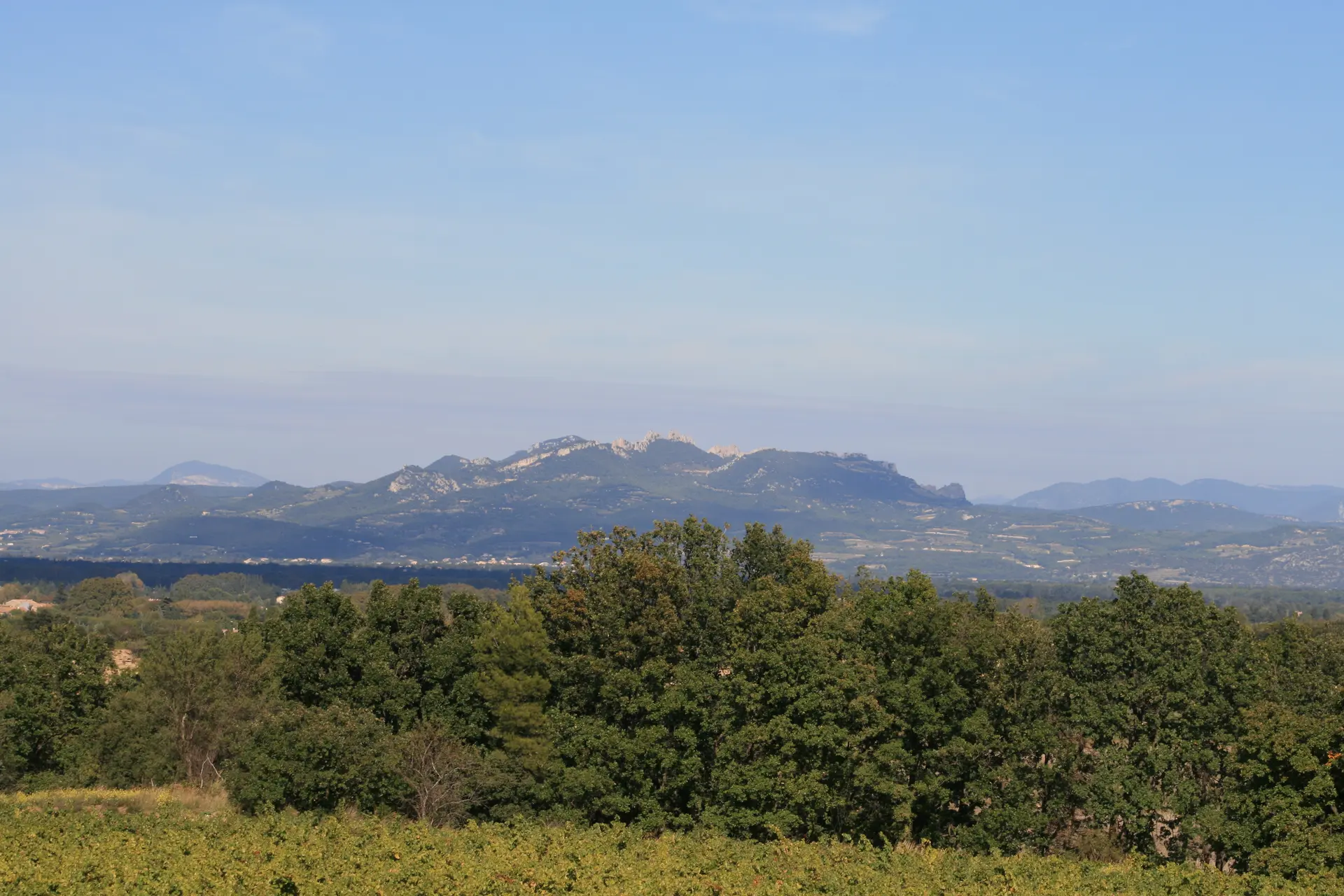 Point de vue depuis le belvédère