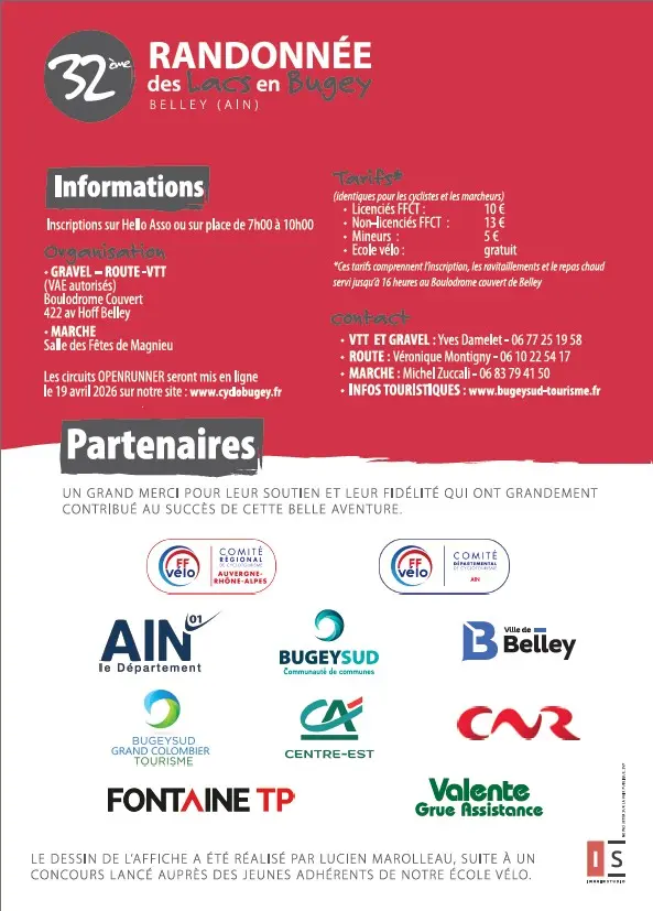 32e Randonnée des Lacs en Bugey_Belley