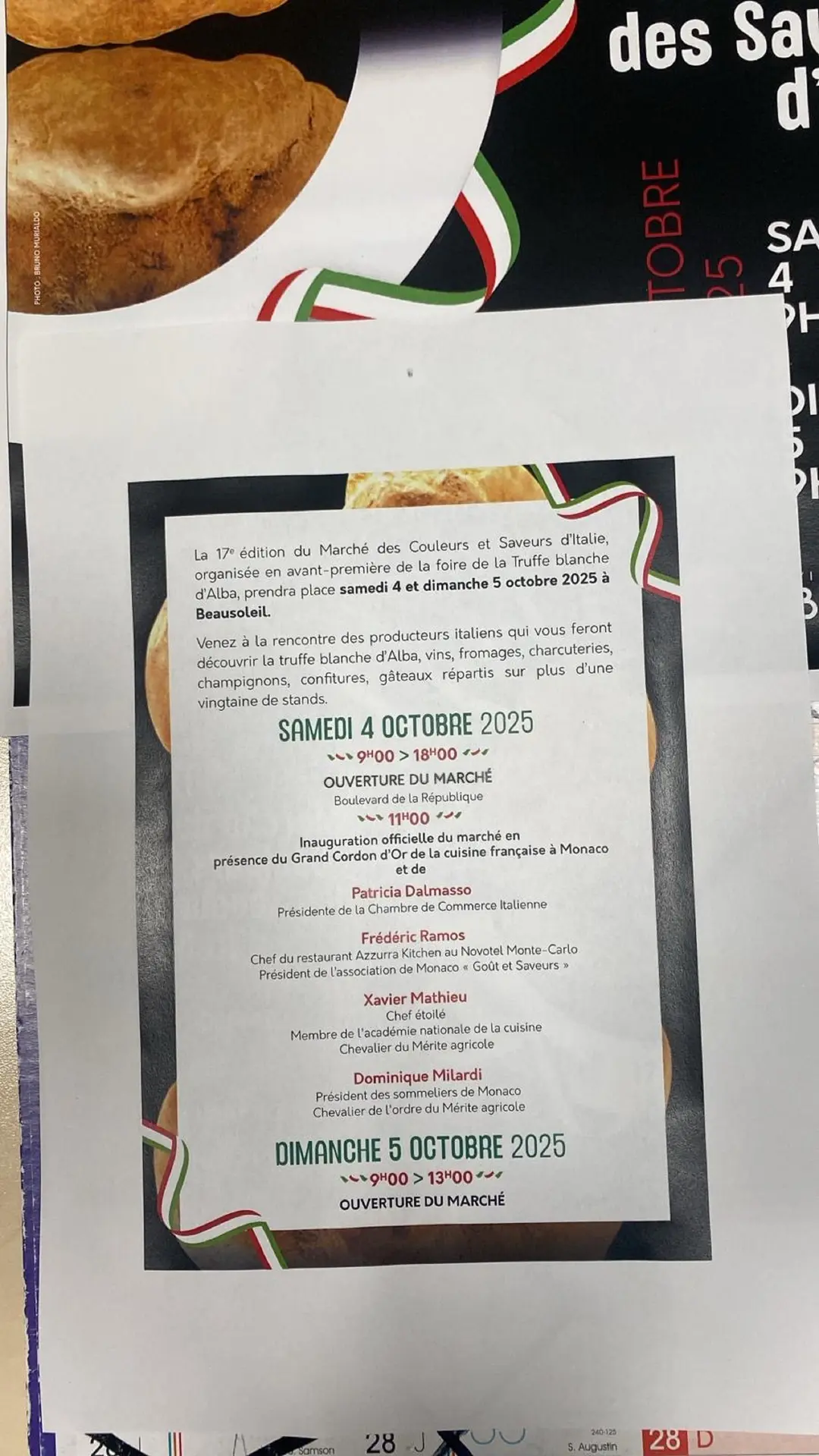 Marché des Couleurs et des Saveurs d'Italie. 17 ème édition._Beausoleil