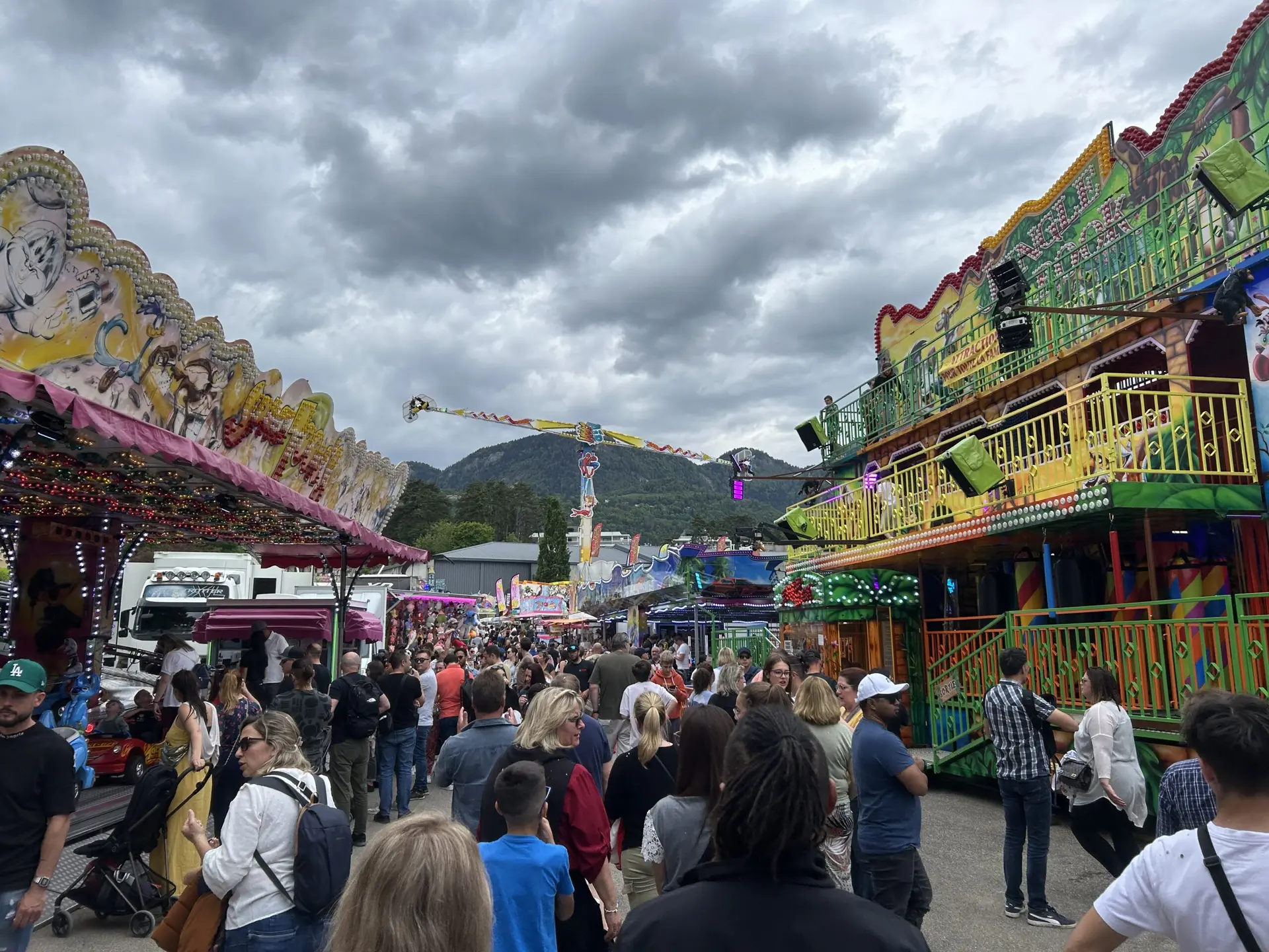 Photo of the funfair