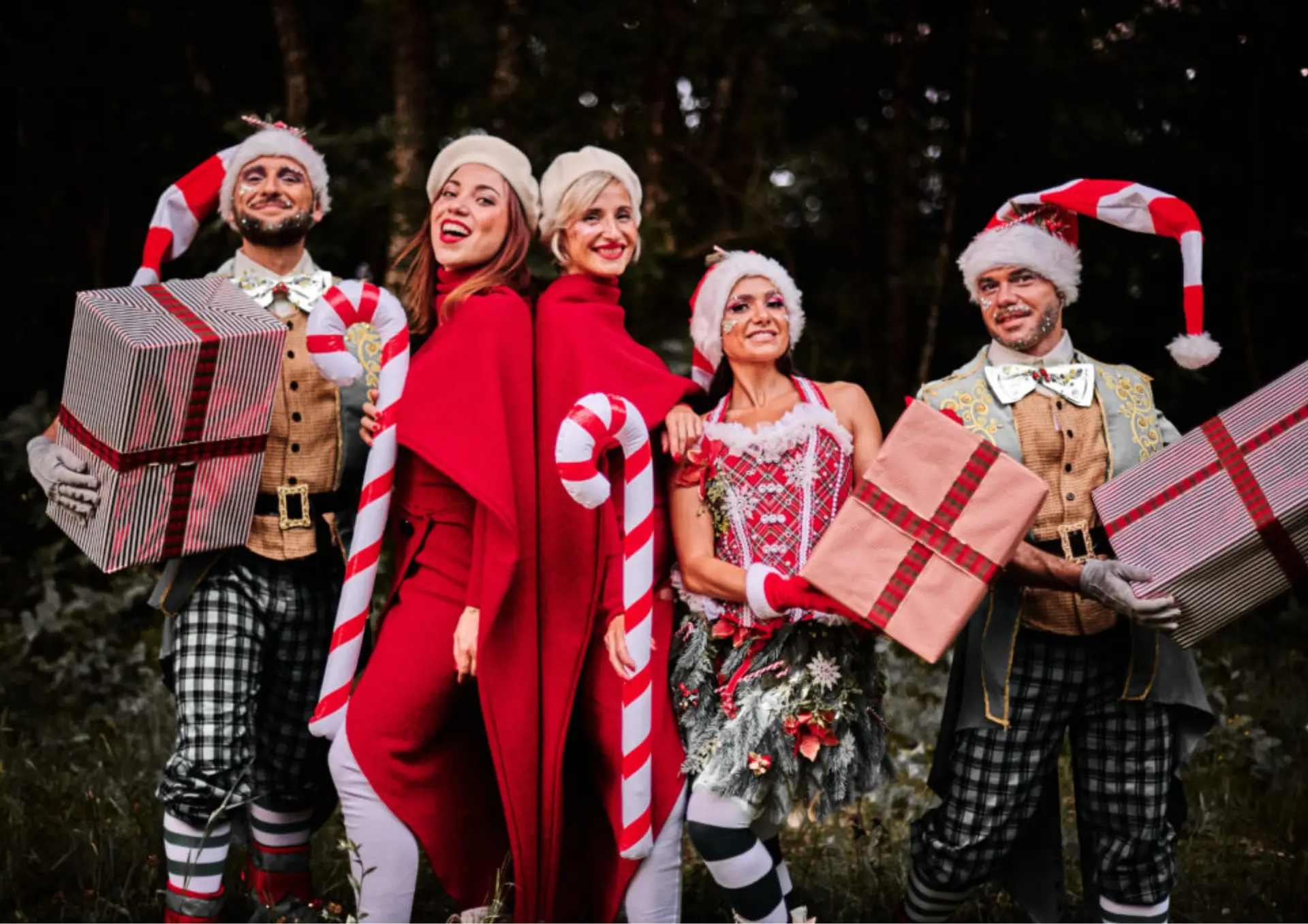 Les 2 chanteuses et leurs lutins