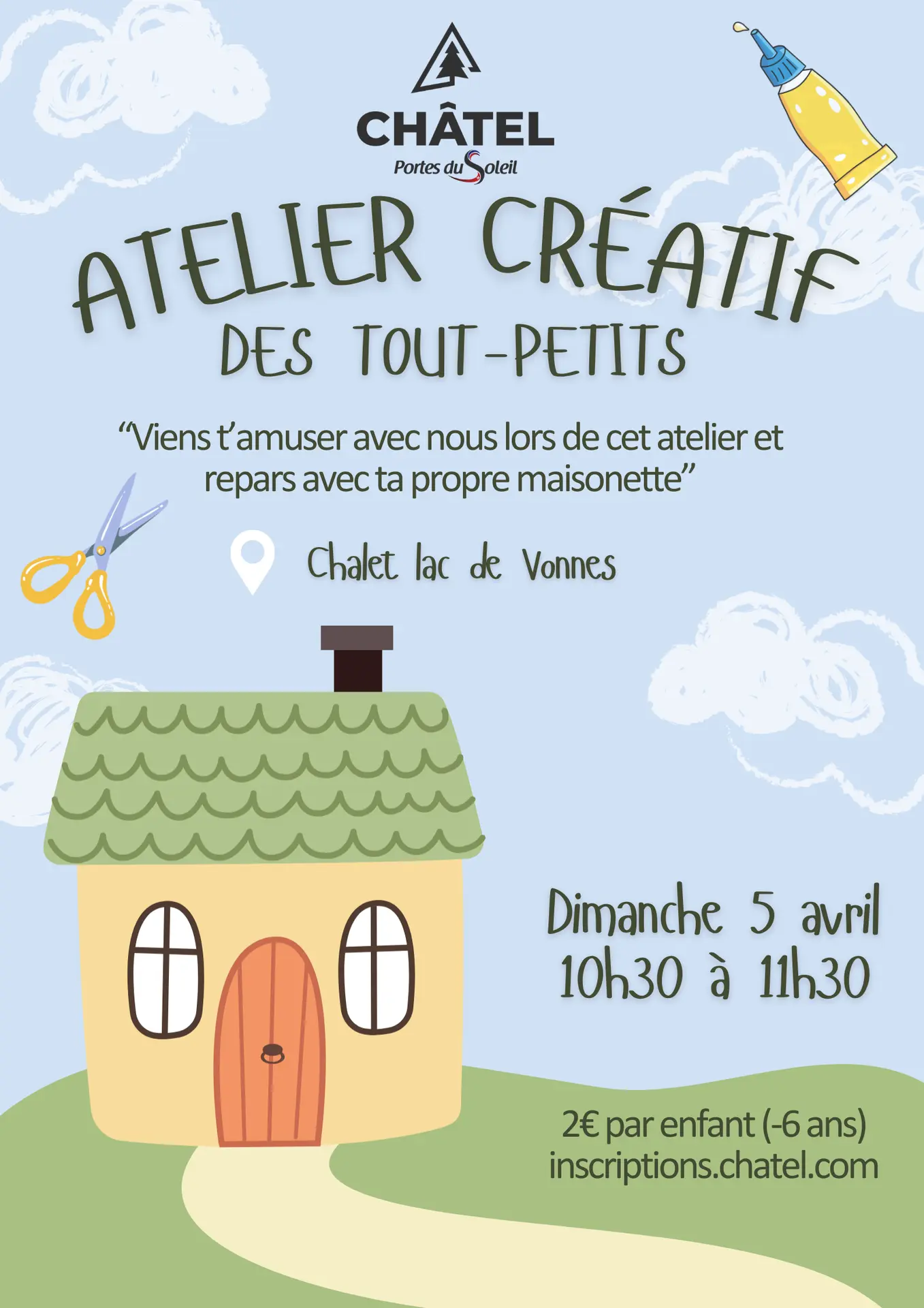 Atelier créatif des tout-petits (- de 6 ans)_Châtel