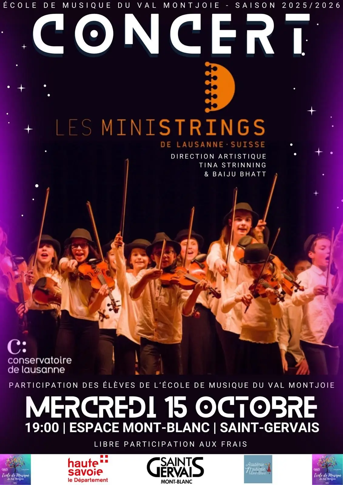 Affiche Concert Ministrings