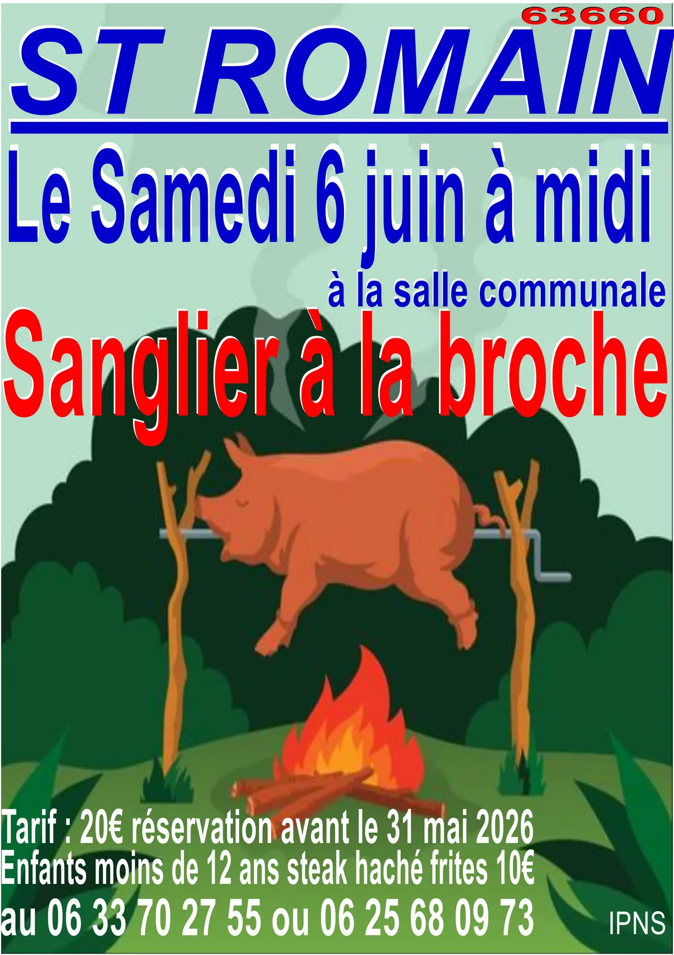 Sanglier à la broche