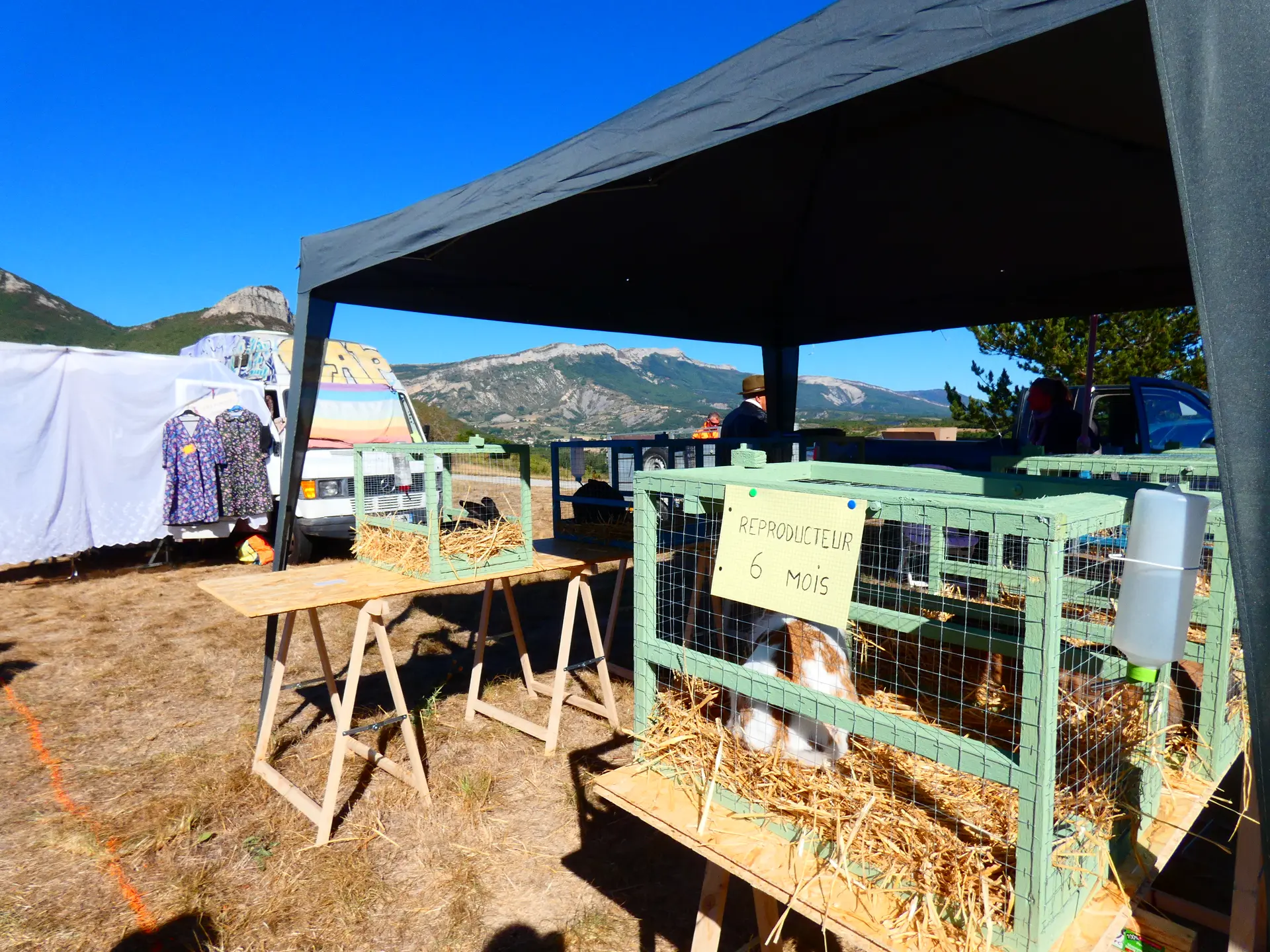 Stands sur la Foire aux Dindes