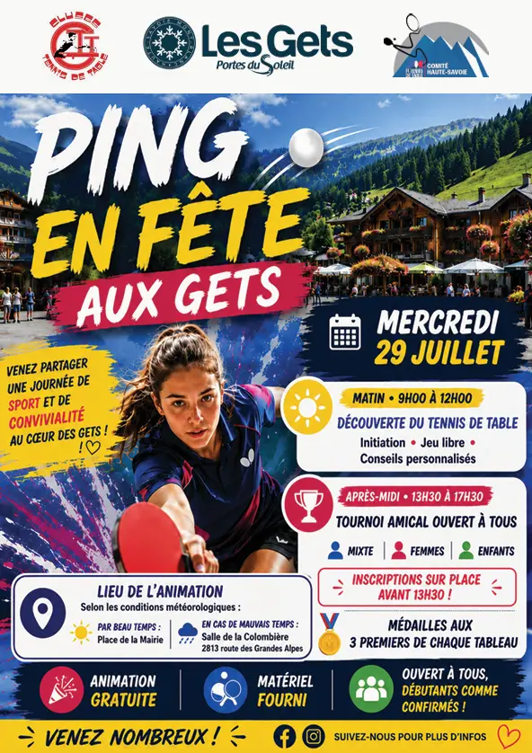 Ping en Fête aux Gets_Les Gets