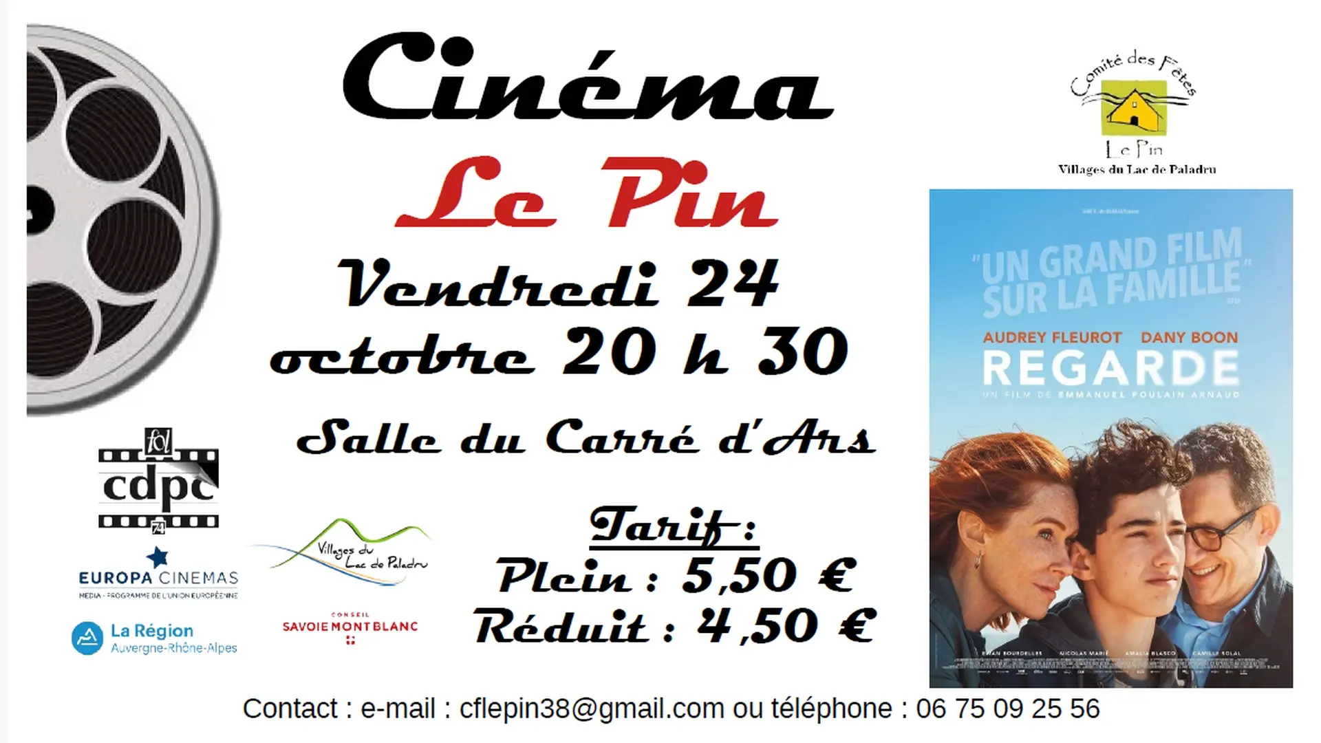 Affiche présentation du film Regarde