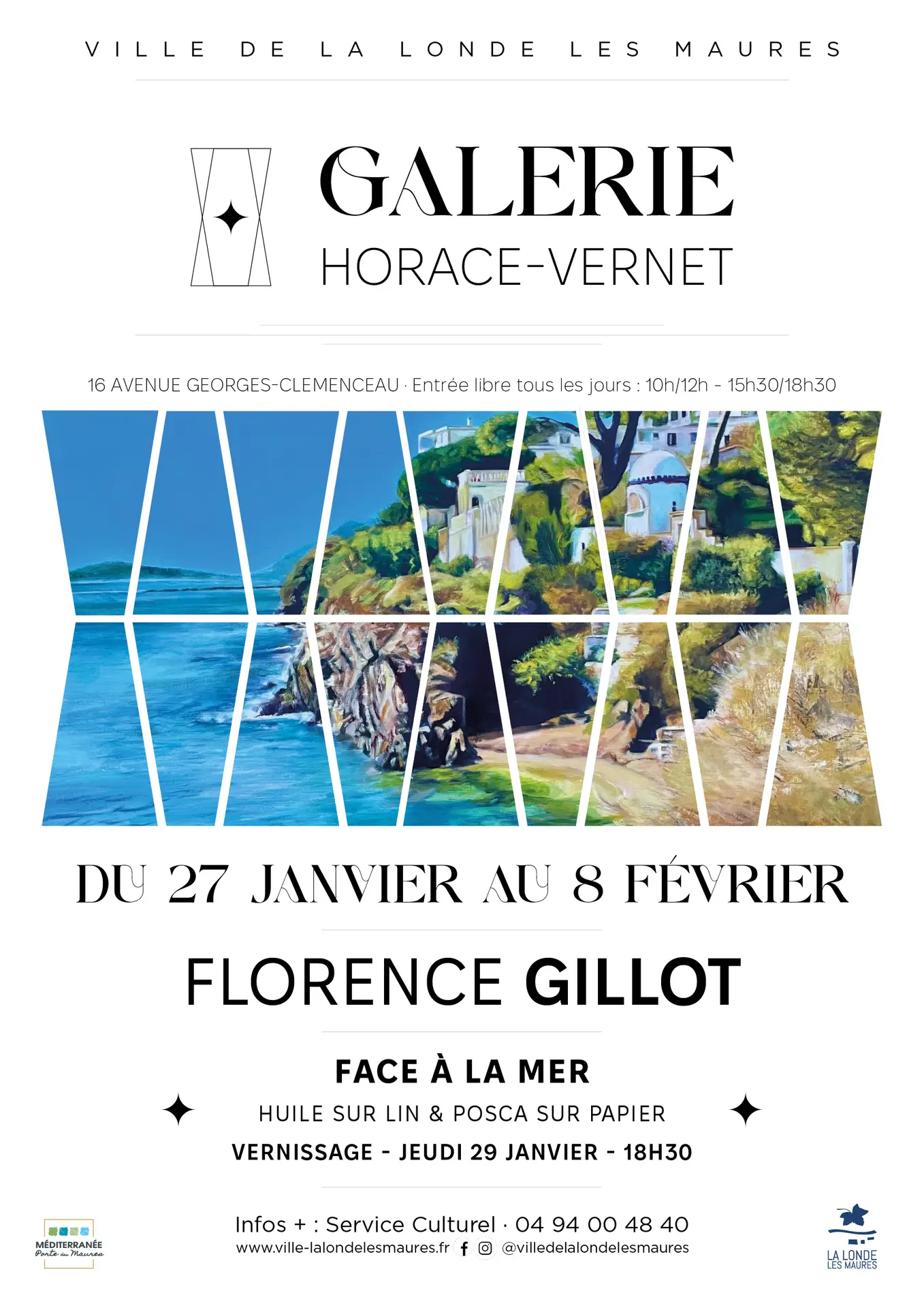 Les expositions de peintures en Méditerranée porte des Maures