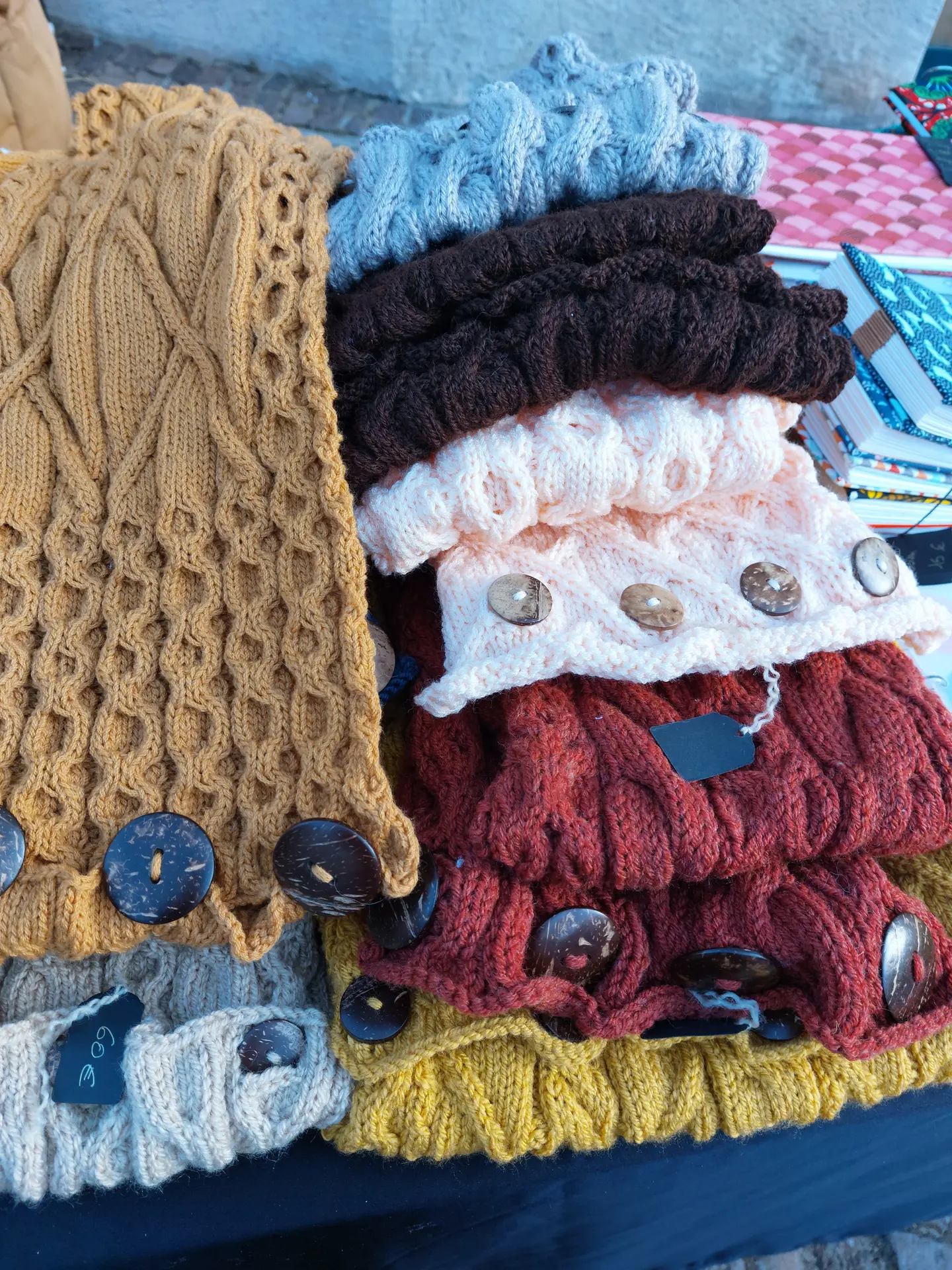 Snoods tricotés