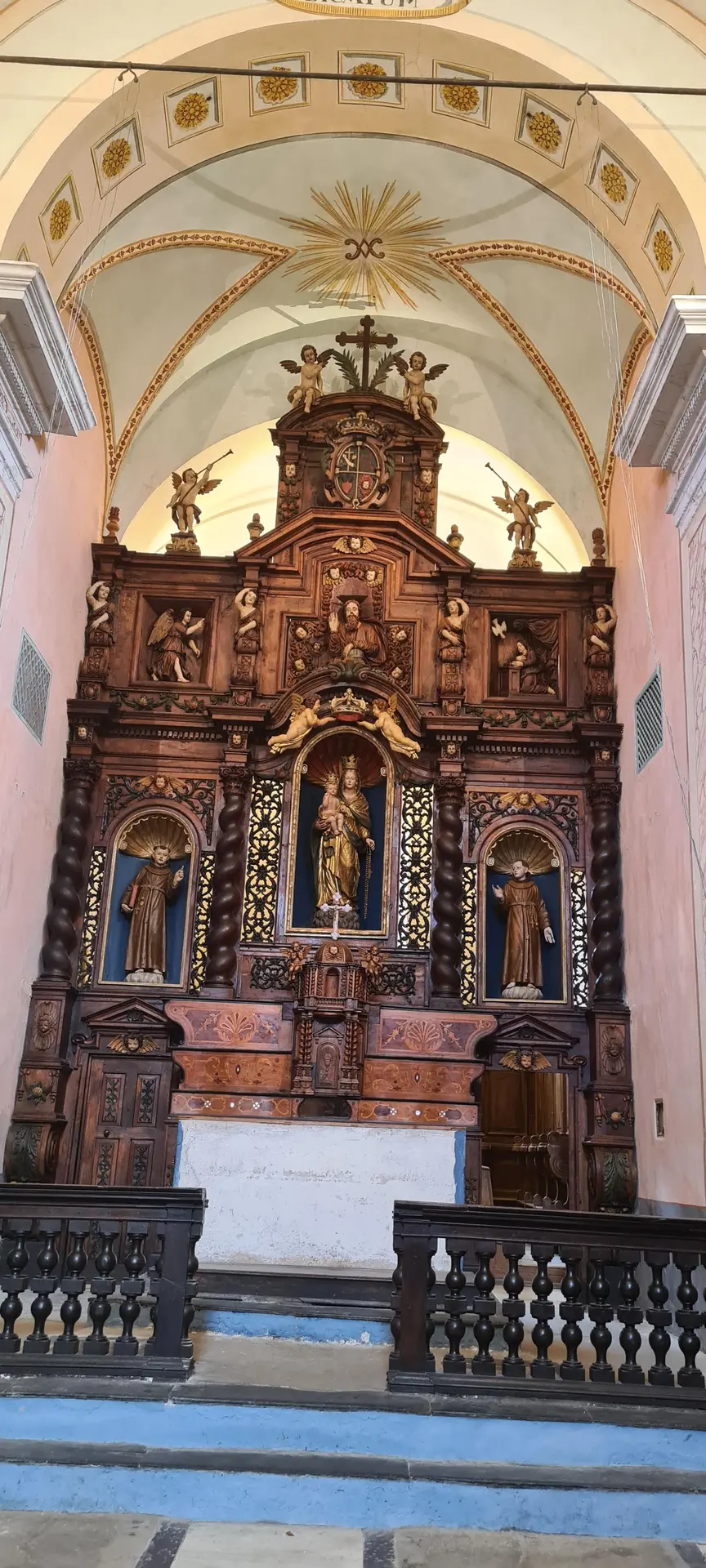 Monastère franciscain baroque Saorge chapelle