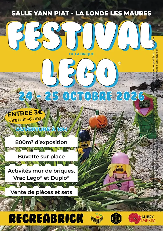Festival Lego par Récréabrick à La Londe-les-Maures