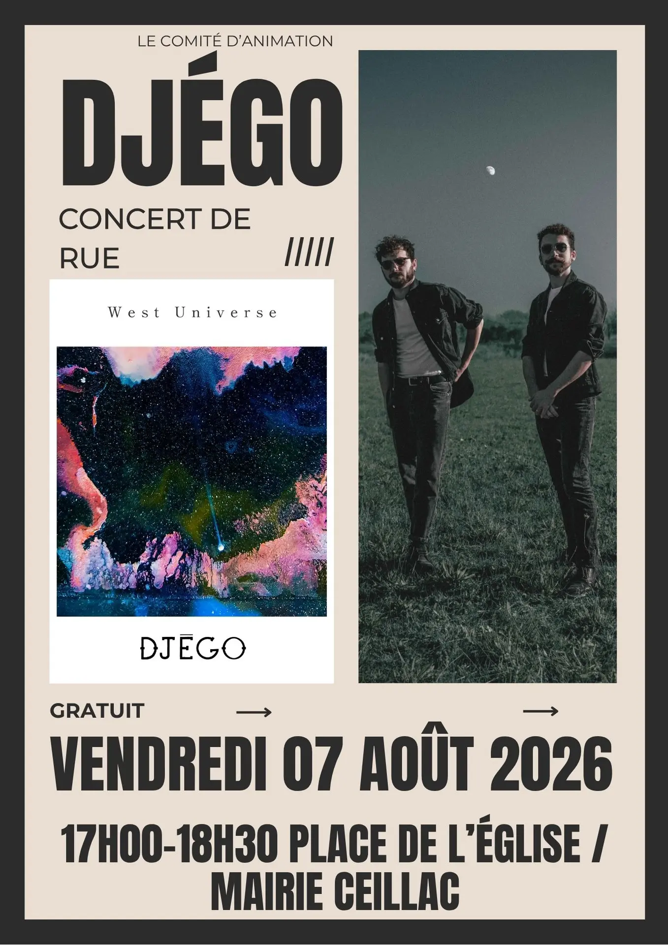 Affiche Concert Djégo