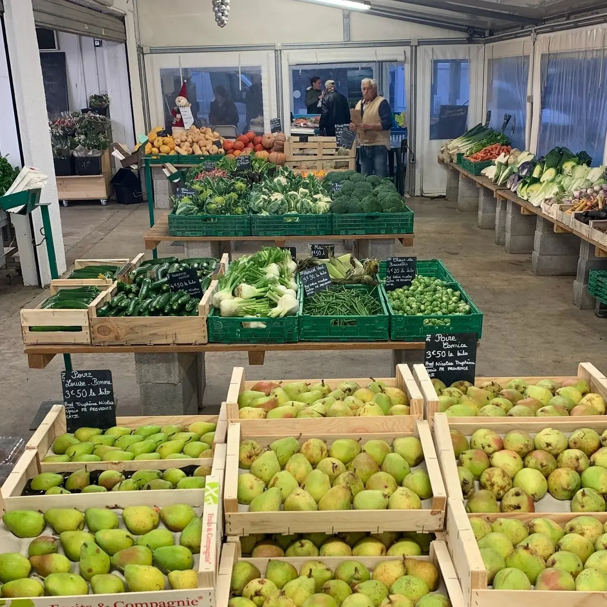 Pommes et Légumes de saison
