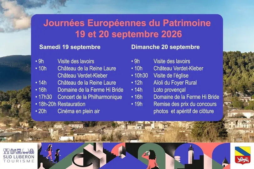 Visite Château de la Reine Laure pour les journées Européennes du Patrimoine - Villelaure_Villelaure