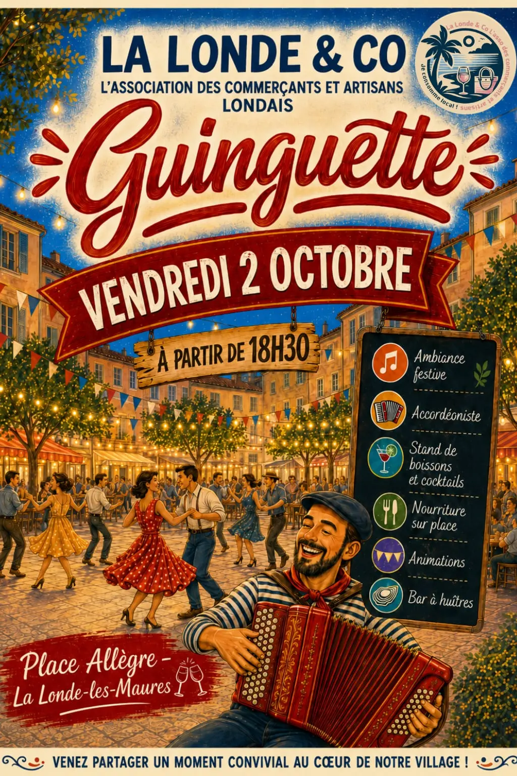 Les animations en fin de journée en Méditerranée Porte des Maures