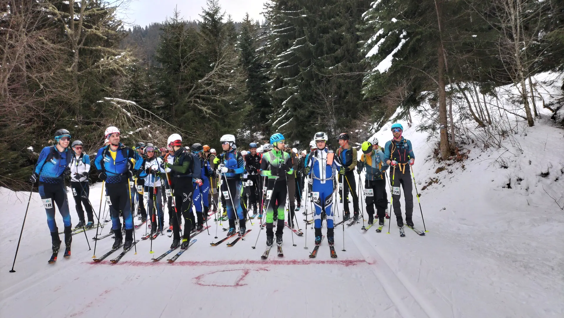 Départ de la Course du Grand Rocher