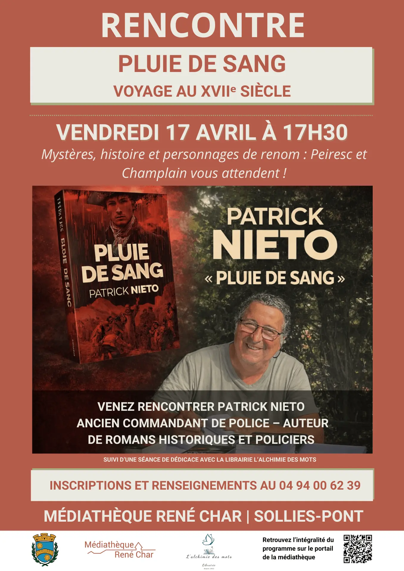 Rencontre littéraire à la Médiathèque René Char_Solliès-Pont