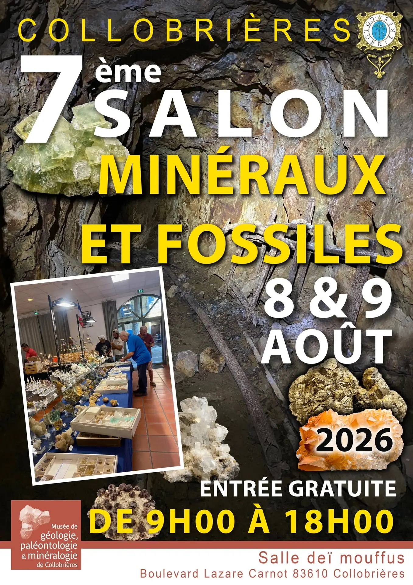 Salon des minéraux et fossiles_Collobrières