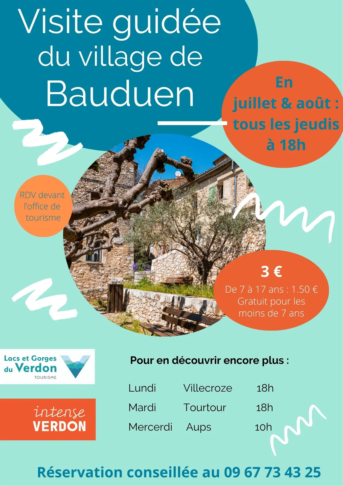 Visite guidée du village de Bauduen