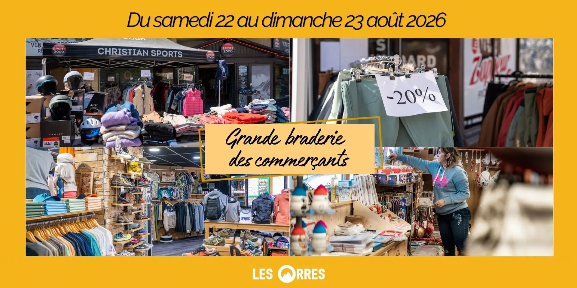 Braderie des commerçants_Les Orres