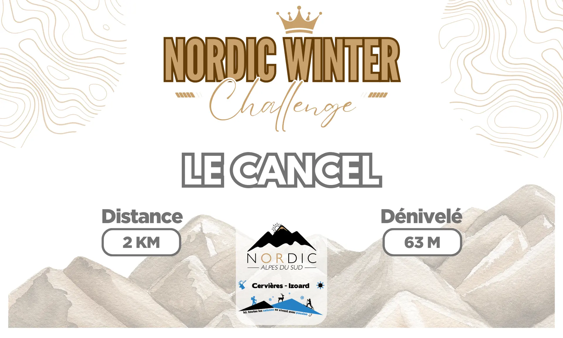 Affiche Nordic Winter Challenge