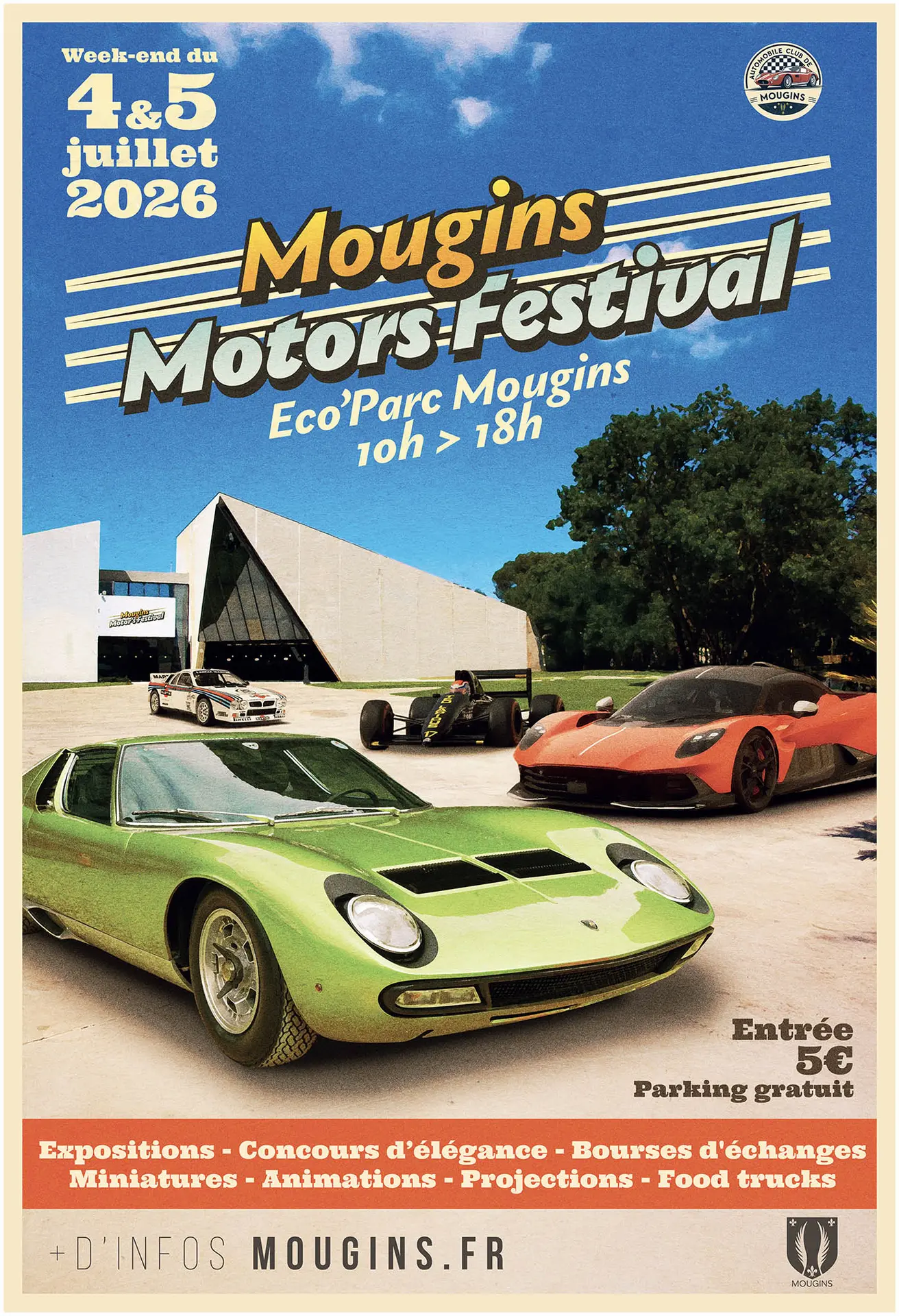 Affiche Mougins Motors Festival