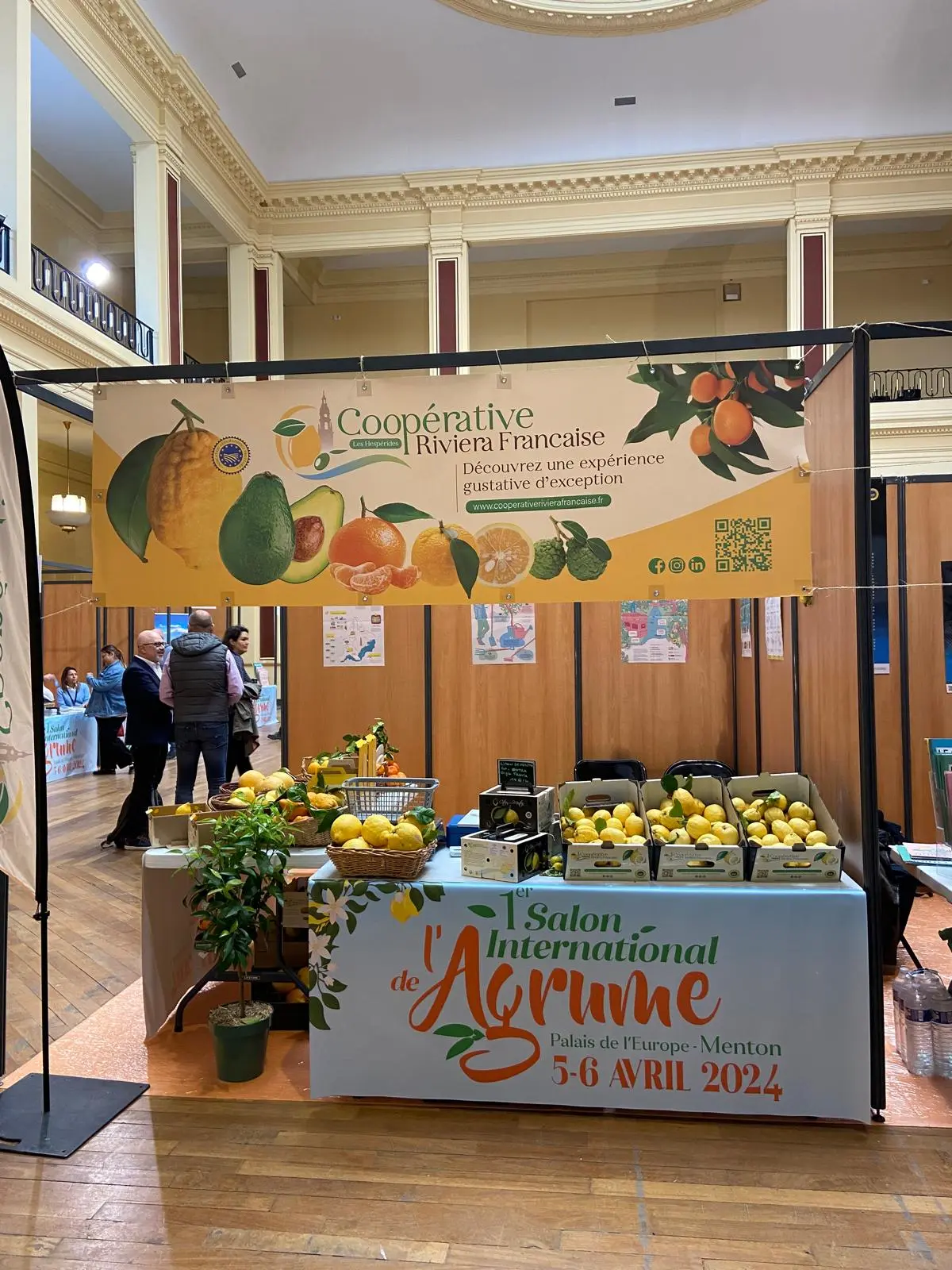 La Coopérative au Salon international de l'Agrume - Menton