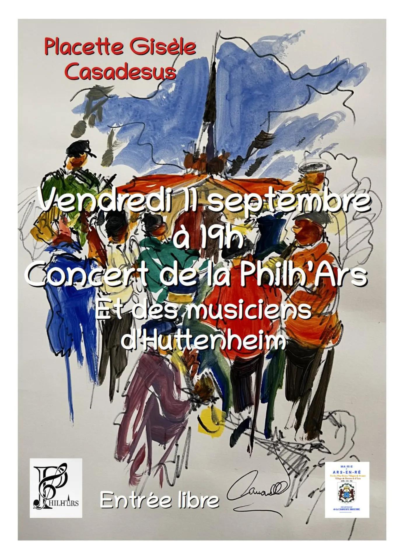 Affiche du concert de la Philh'Ars