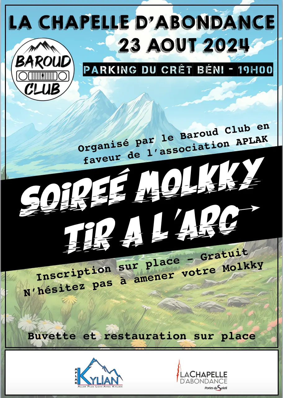Affiche_En voiture Kylian - Tournoi de Molkky et tir à l'arc