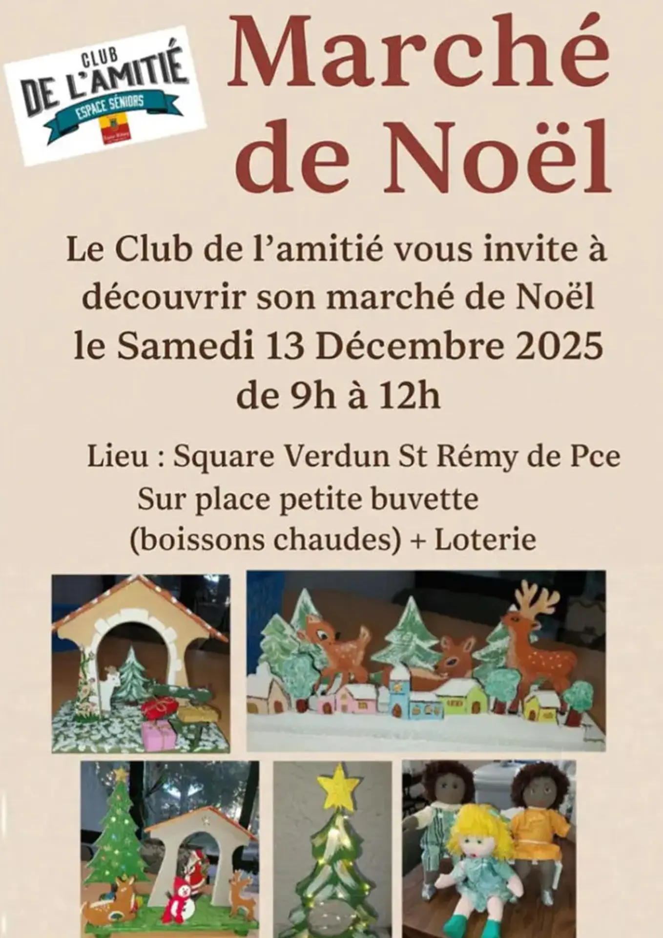 Marche de Noel par le Club de Amitie de Saint Remy de Provence