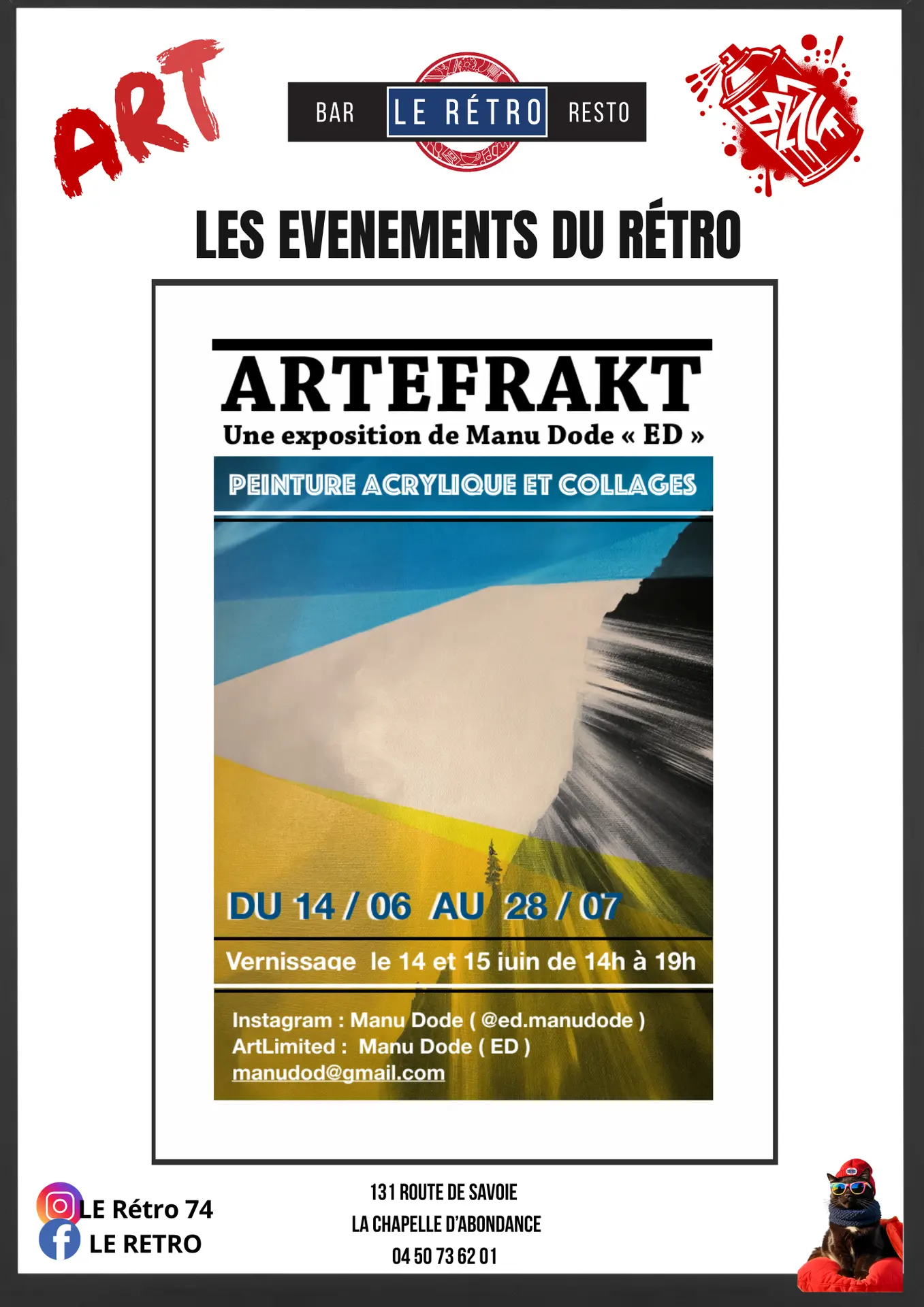 Exposition ARTEFRAKT - Le Rétro