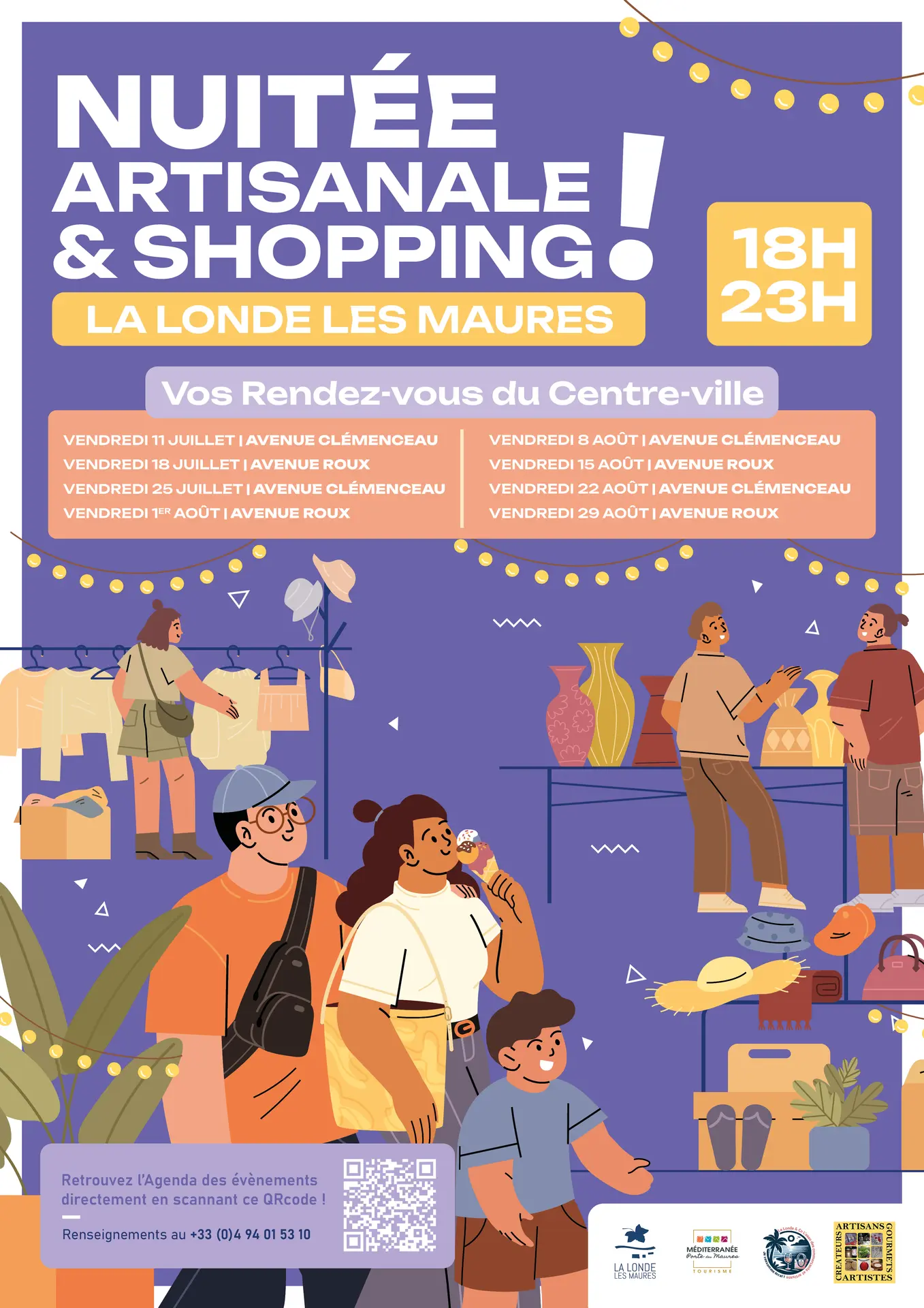 Les nuitées artisanales & shopping en Méditerranée Porte des Maures