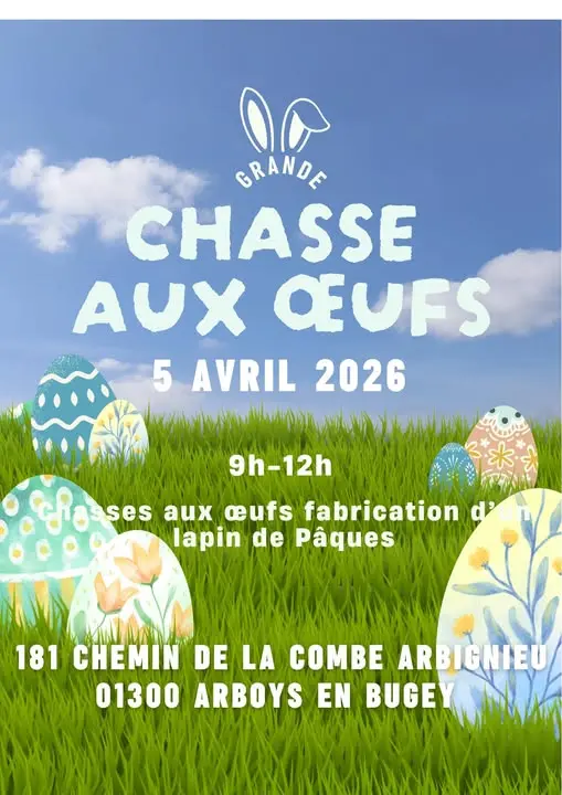 Chasse aux oeufs à Arbignieu_Arboys en Bugey