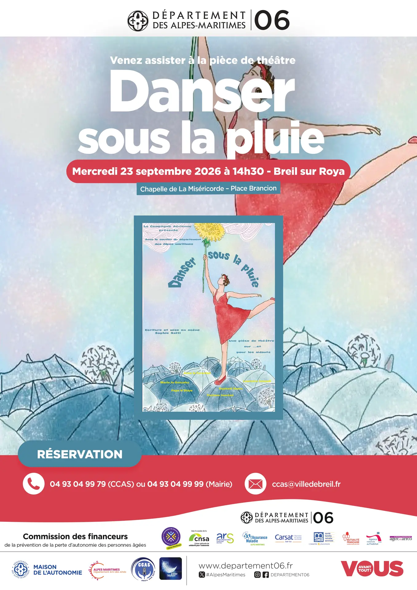 Théâtre : Danser sous la pluie