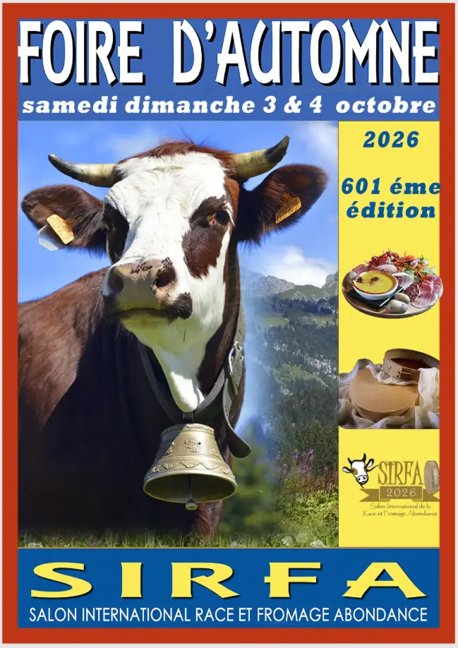 Affiche foire d'automne Abondance